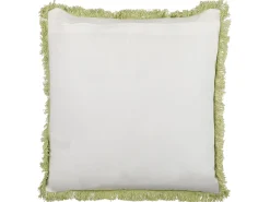 Poduszka dekoracyjna FILIX Bawełna 45 x 45 cm Zielony Wzór kwiatowy
