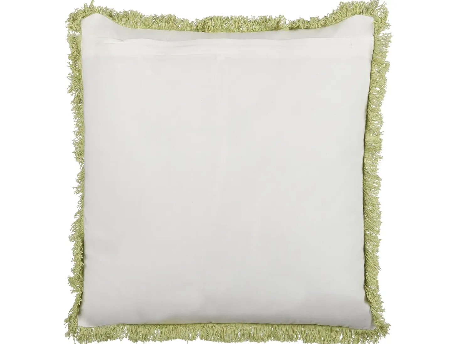 Poduszka dekoracyjna FILIX Bawełna 45 x 45 cm Zielony Wzór kwiatowy