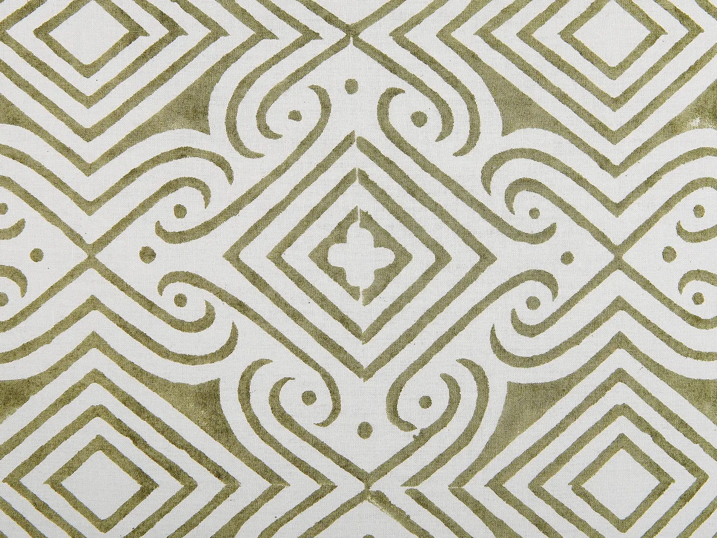 Poduszka dekoracyjna LARICS Bawełna 45 x 45 cm Zielony Wzór orientalny