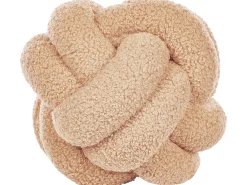 Poduszka dekoracyjna MALNI Boucle 19 x 19 cm Piaskowy Jednolity