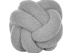 Poduszka dekoracyjna MALNI Boucle 19 x 19 cm Szary Jednolity
