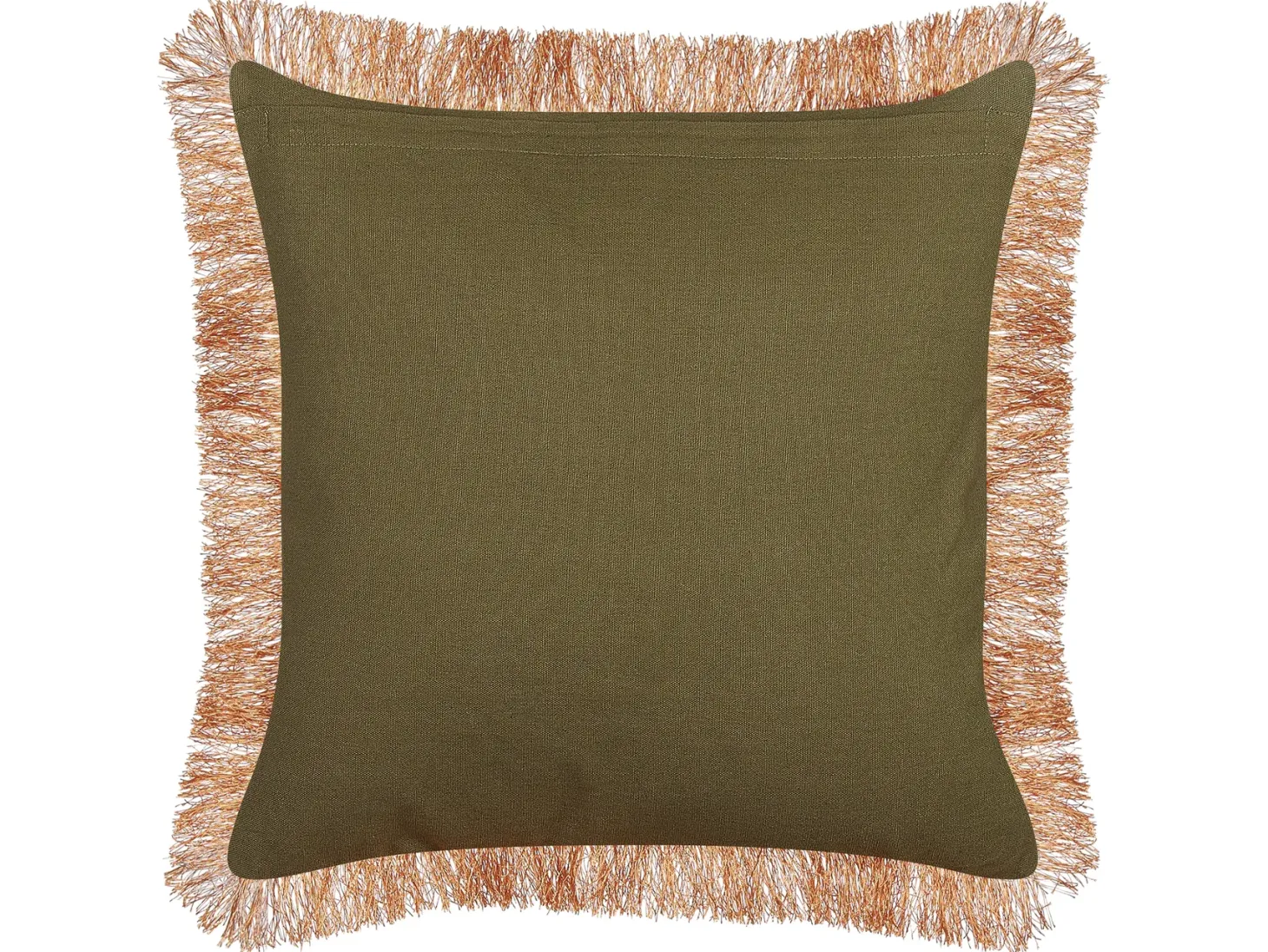 Poduszka dekoracyjna MITELLA Welur 45 x 45 cm Niebieski Wzór kwiatowy