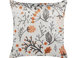 Poduszka dekoracyjna MONTBRETIA Welur 45 x 45 cm Kolorowy Wzór roślinny