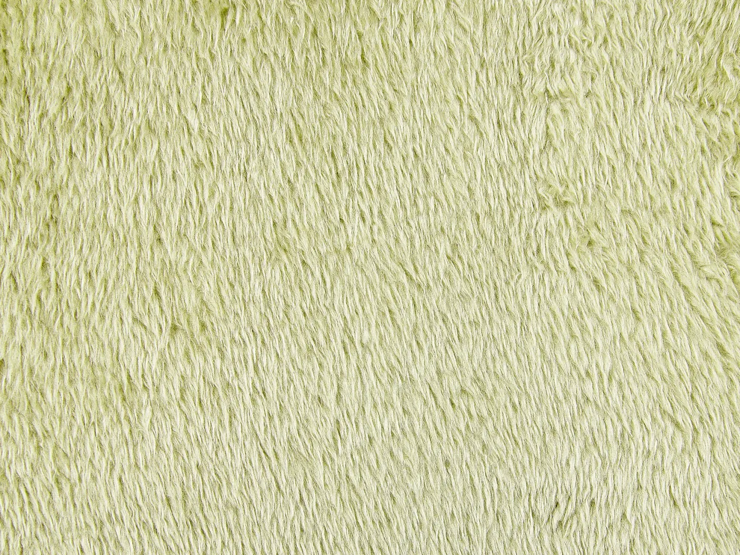 Poduszka dekoracyjna PILEA Sztuczne futro 45 x 45 cm Jasnozielony Jednolity
