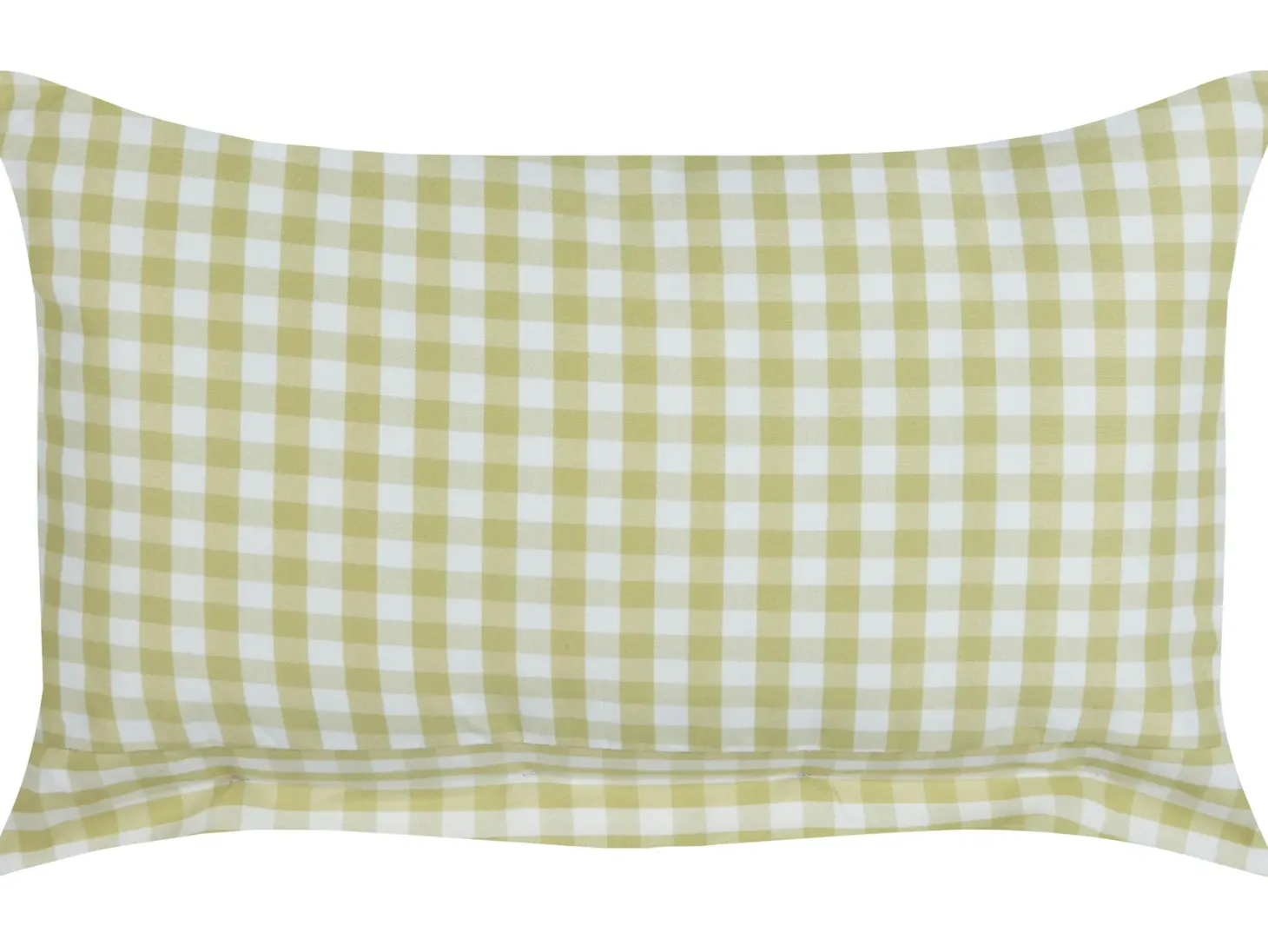 Poduszka dekoracyjna TALYA 40 x 60 cm Oliwkowy W kratkę