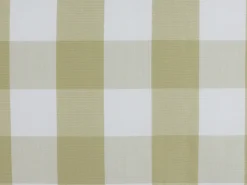 Poduszka dekoracyjna TAMNINE 45 x 45 cm Jasnozielony W kratkę