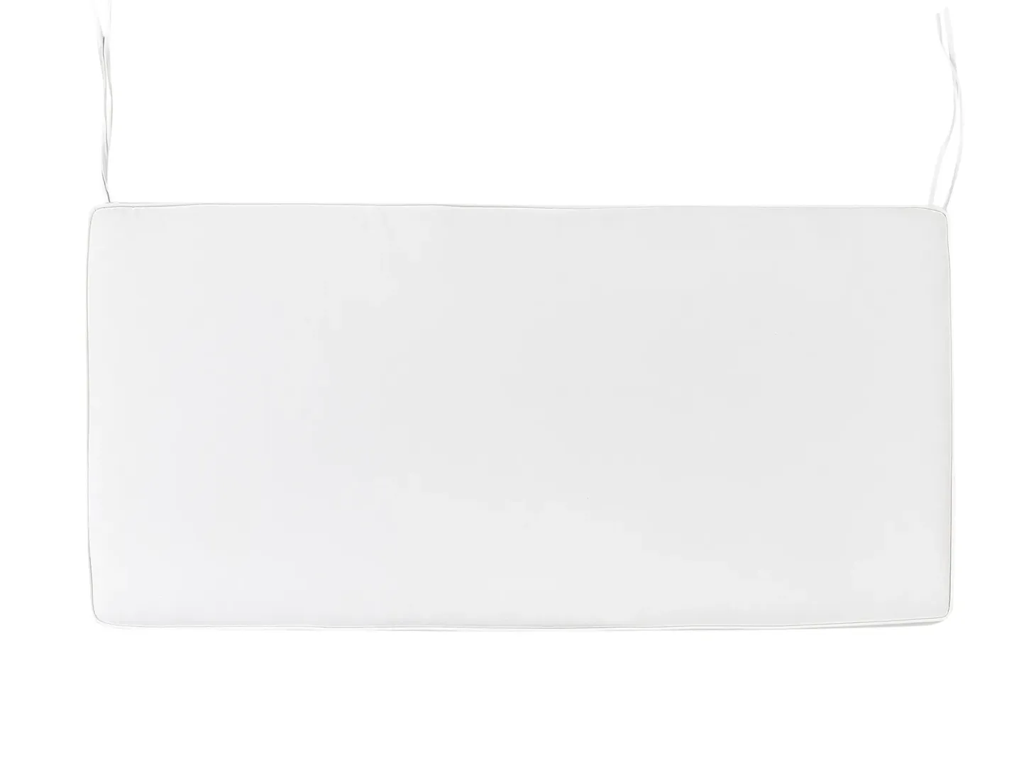 Poduszka na ławkę ogrodową VIVARA 112 x 54 cm Złamana biel