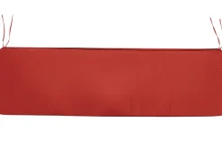 Poduszka na ławkę ogrodową VIVARA 169 x 50 cm Bordowy