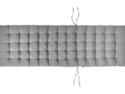 Poduszka na leżak ogrodowy CESANA PREMIUM 192 x 56 cm Szary melanż