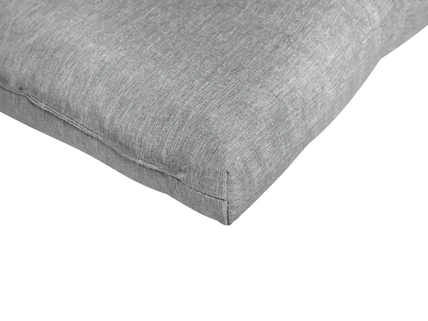 Poduszka na leżak ogrodowy CESANA PREMIUM 192 x 56 cm Szary melanż