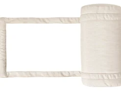 Poduszka na leżak ogrodowy CESANA PREMIUM 192 x 56 cm Jasnobeżowy