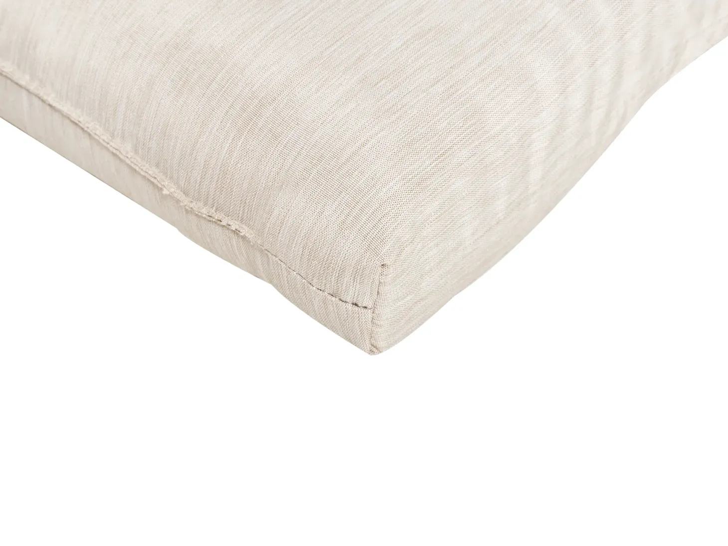 Poduszka na leżak ogrodowy CESANA PREMIUM 192 x 56 cm Jasnobeżowy