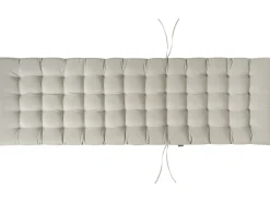 Poduszka na leżak ogrodowy CESANA PREMIUM 192 x 56 cm Beżowoszary