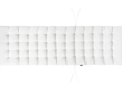 Poduszka na leżak ogrodowy CESANA PREMIUM 192 x 56 cm Złamana biel