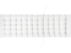 Poduszka na leżak ogrodowy CESANA PREMIUM 192 x 56 cm Złamana biel