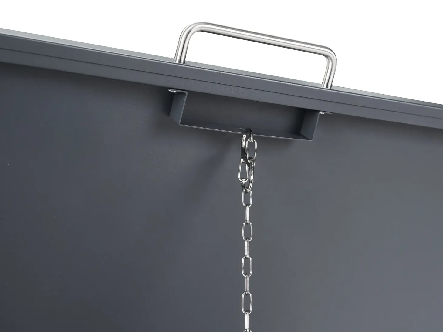 Podwójna obudowa śmietnikowa 480 L PERISSA Metal Ciemnoszary