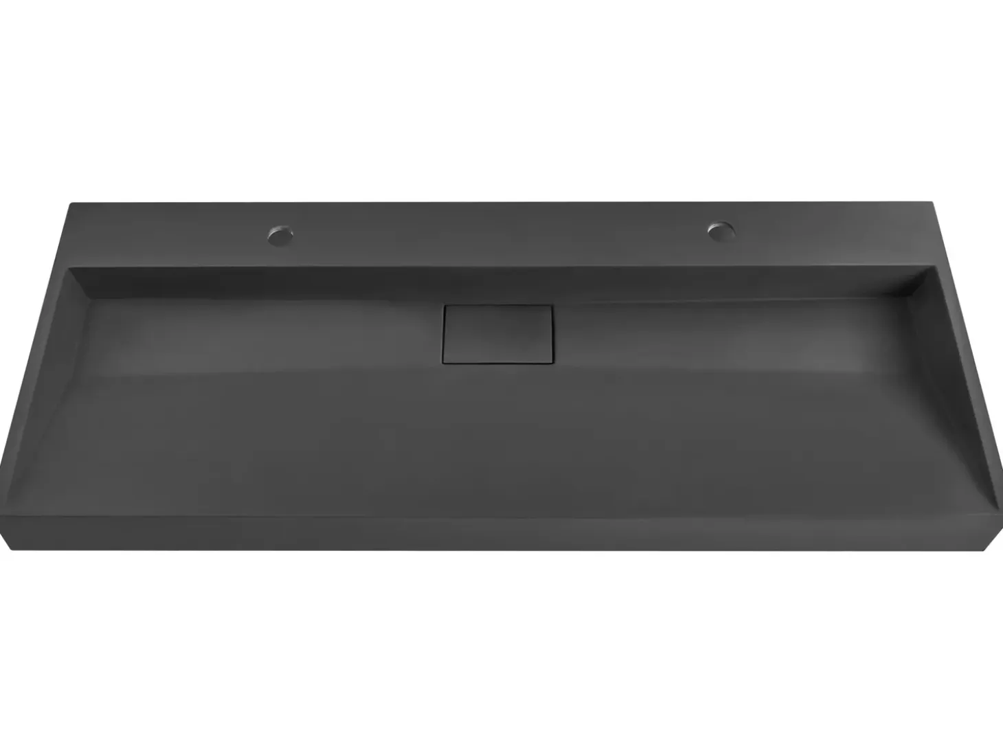 New QUENKO 120 x 46 cm Tworzywo mineralne Umywalki I Akcesoria