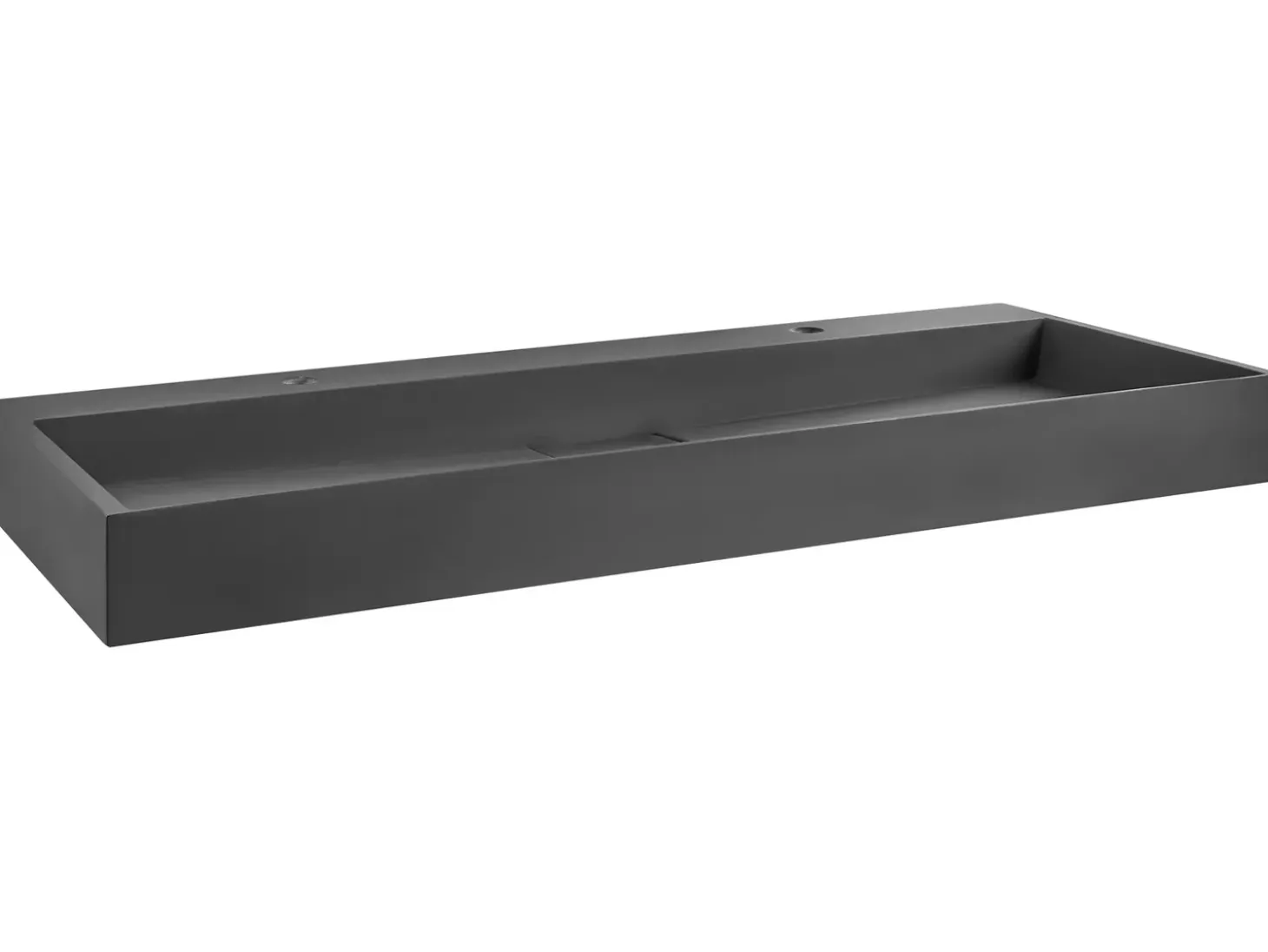 New QUENKO 120 x 46 cm Tworzywo mineralne Umywalki I Akcesoria