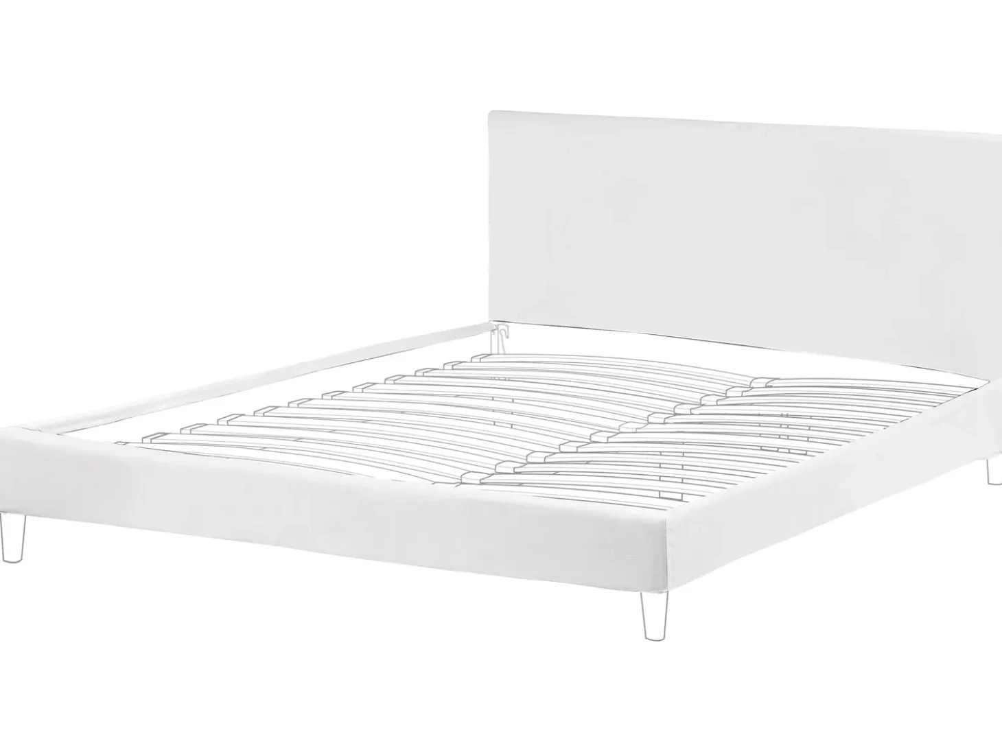 Outlet Welur FITOU 180 x 200 cm Wszystkie Akcesoria|Obicia Do Łóżek