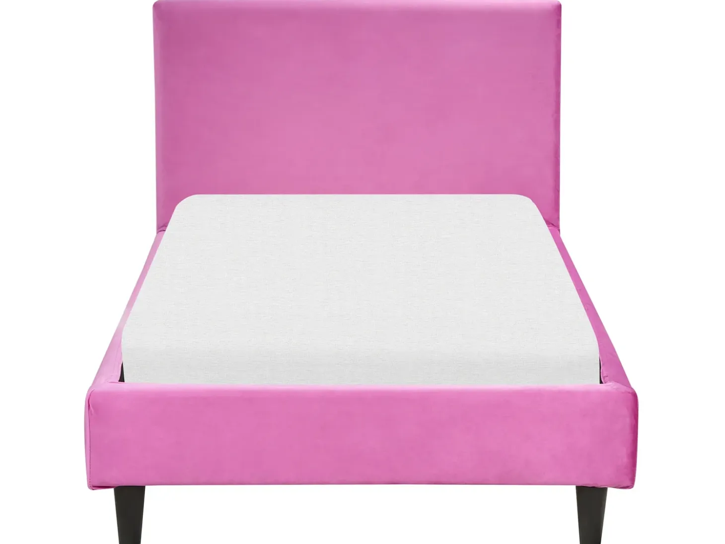 Outlet Welur FITOU 90 x 200 cm Fuksja Wszystkie Akcesoria|Obicia Do Łóżek