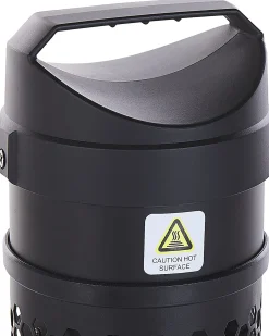 Promiennik na podczerwień wolnostojący KRAKATOA 1000 W Czarny