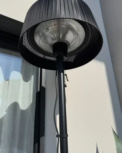 Promiennik na podczerwień wolnostojący VARAZZE 1500 W Czarny