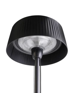 Promiennik na podczerwień wolnostojący VARAZZE 1500 W Czarny