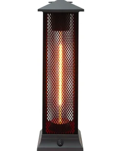 Promiennik na podczerwień wolnostojący TUNUPA 1500 W Czarny