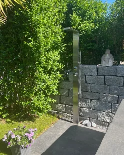 Prysznic ogrodowy wolnostojący LOTZORAI Srebrny