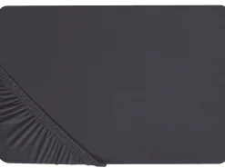 Prześcieradło z gumką HOFUF Bawełna 200 x 200 cm Czarny