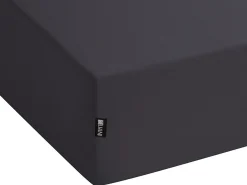 Prześcieradło z gumką HOFUF Bawełna 200 x 200 cm Czarny