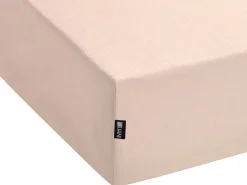 Prześcieradło z gumką HOFUF Bawełna 90 x 200 cm Beżowy