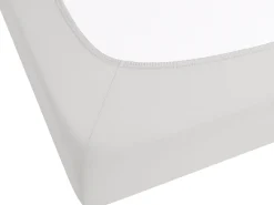 Prześcieradło z gumką JANBU Bawełna 200 x 200 cm Jasnoszary