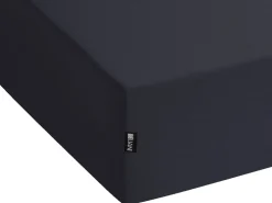 Prześcieradło z gumką JANBU Bawełna 200 x 200 cm Czarny
