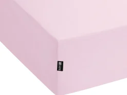Prześcieradło z gumką JANBU Bawełna 200 x 200 cm Pastelowy róż