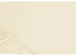 Prześcieradło z gumką JANBU Bawełna 200 x 200 cm Żółty