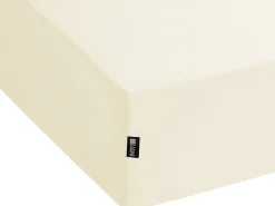 Prześcieradło z gumką JANBU Bawełna 200 x 200 cm Żółty