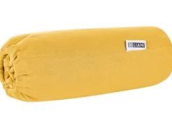 Prześcieradło z gumką JANBU Bawełna 200 x 200 cm Musztardowy