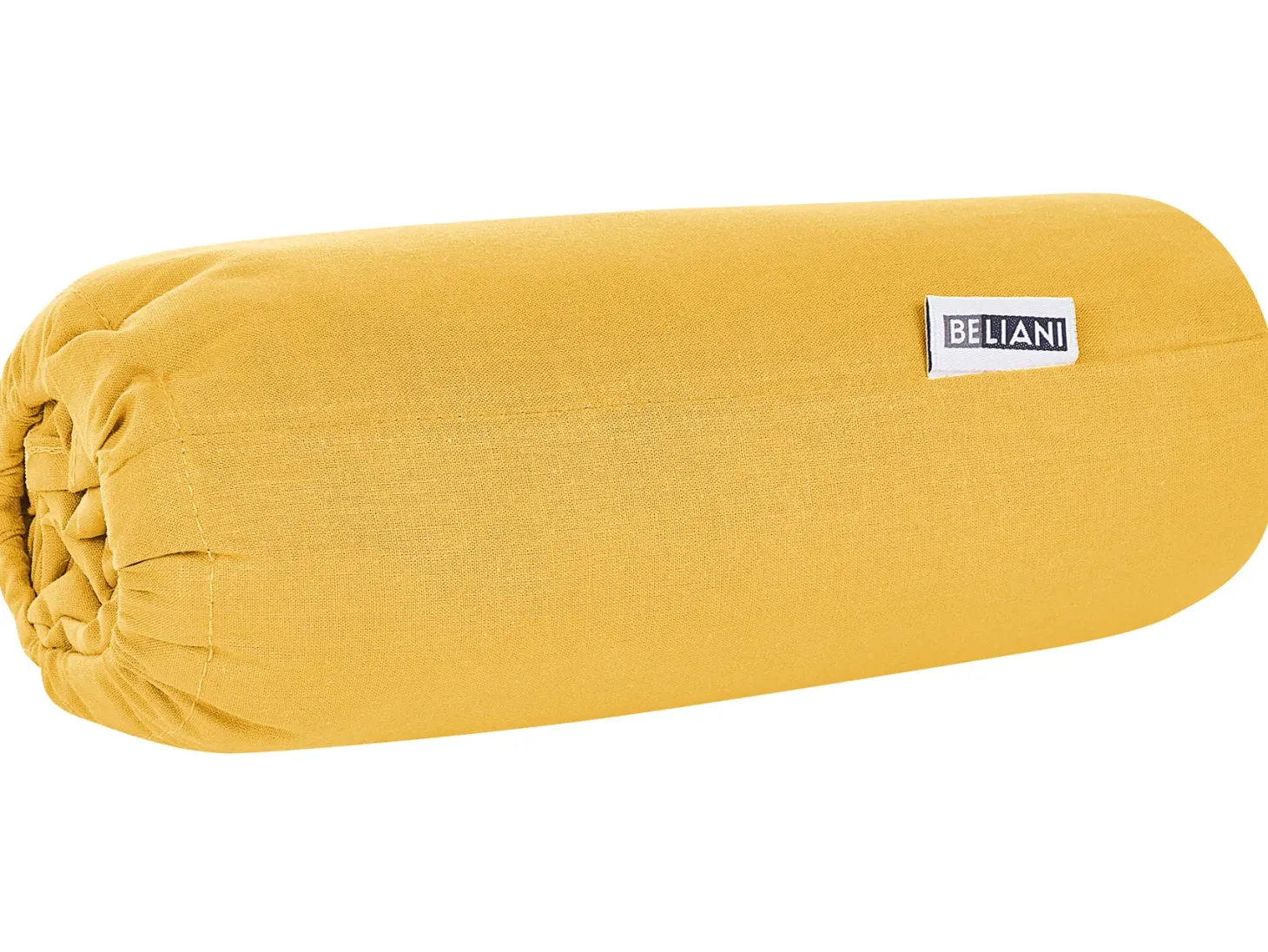 Prześcieradło z gumką JANBU Bawełna 200 x 200 cm Musztardowy