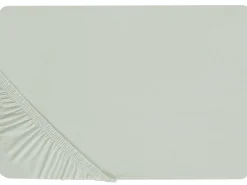 Prześcieradło z gumką JANBU Bawełna 200 x 200 cm Jasnozielony