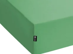 Prześcieradło z gumką JANBU Bawełna 200 x 200 cm Zielony