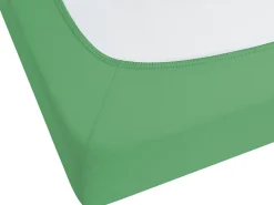 Prześcieradło z gumką JANBU Bawełna 200 x 200 cm Zielony