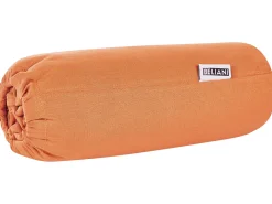 Prześcieradło z gumką JANBU Bawełna 200 x 200 cm Pomarańczowy