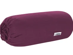 Prześcieradło z gumką JANBU Bawełna 200 x 200 cm Burgundowy