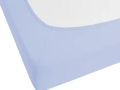 Prześcieradło z gumką JANBU Bawełna 200 x 200 cm Błękitny