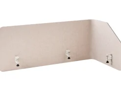 Sale Przegroda na biurko FOLDY 120 x 50 cm Beżowy Ścianki Biurowe I Przegrody