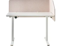 Sale Przegroda na biurko FOLDY 120 x 50 cm Beżowy Ścianki Biurowe I Przegrody