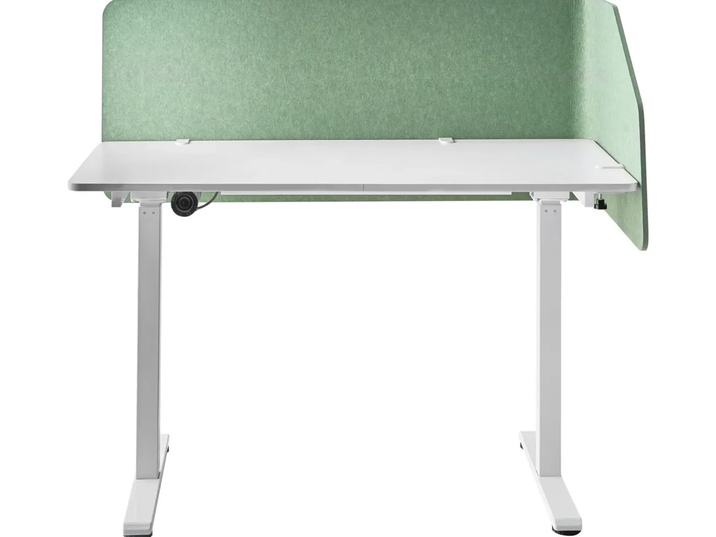 Discount Przegroda na biurko FOLDY 120 x 50 cm Jasnozielony Ścianki Biurowe I Przegrody