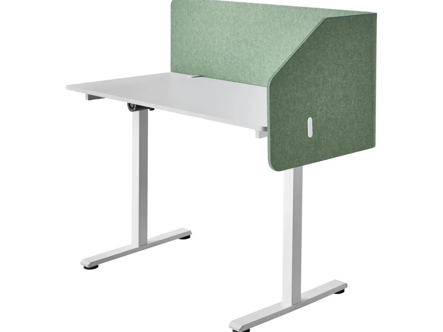 Discount Przegroda na biurko FOLDY 120 x 50 cm Jasnozielony Ścianki Biurowe I Przegrody