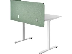 Discount Przegroda na biurko FOLDY 120 x 50 cm Jasnozielony Ścianki Biurowe I Przegrody